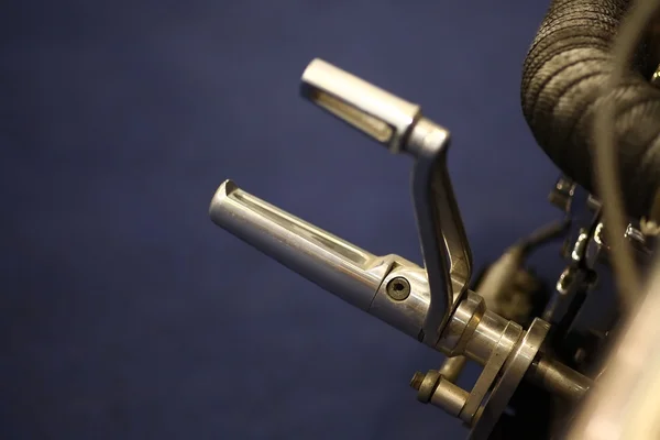 Motorcycle break pedal — Stock Photo, Image