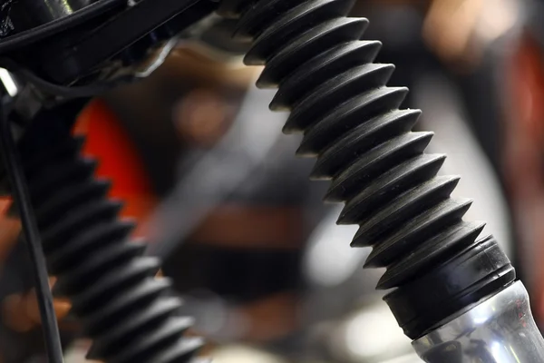 Motorcycle front suspension — Stock Photo, Image