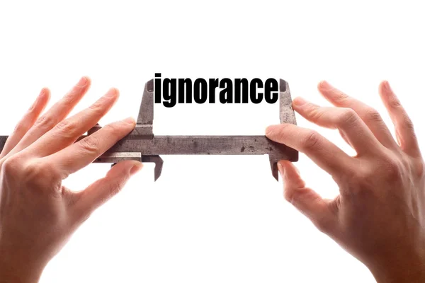 Pequena ignorância — Fotografia de Stock