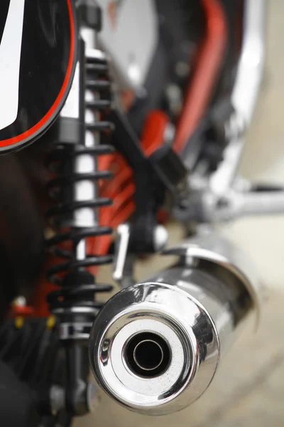 Motorcycle exhaust — Stock Photo, Image