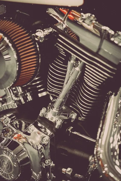 オートバイエンジン — ストック写真