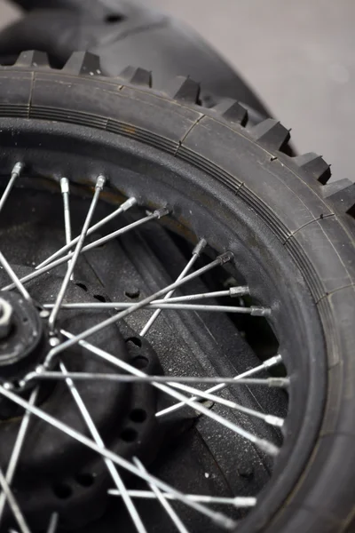 Roda de motocicleta — Fotografia de Stock