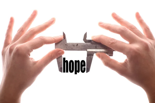 Less hope concept — Stock Photo, Image