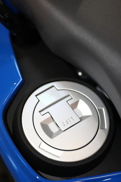 Motorrad Tankdeckel Detail — Stockfoto