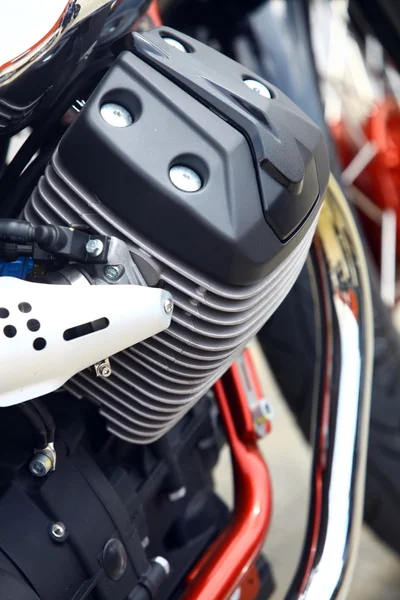 Detalle del motor de motocicleta — Foto de Stock