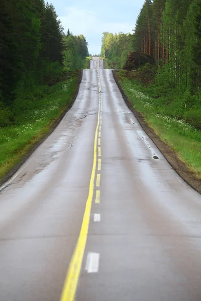 Lonely empty road — Stock Photo, Image