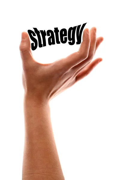 Kleinere strategie concept — Stockfoto