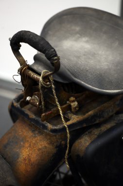 Vintage motosiklet eyer