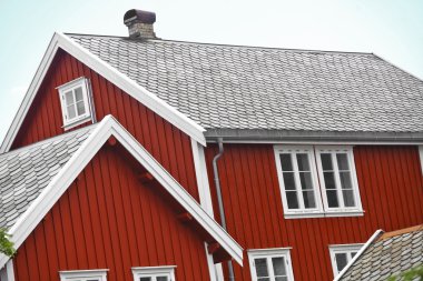 Lofoten, Norveç'te geleneksel evleri