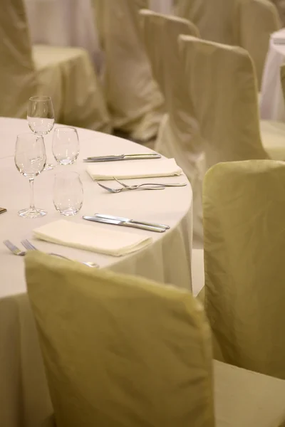 Table in a restaurant — Stock Photo, Image