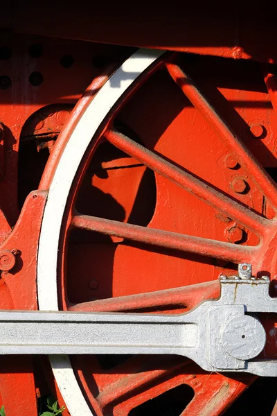 Steam locomotive detalj — Stockfoto