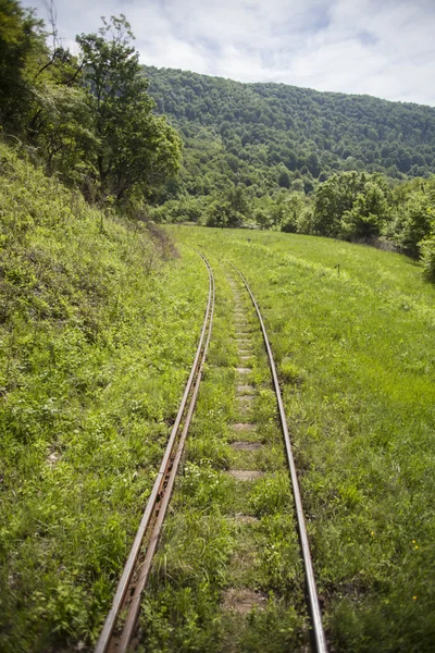 Üres vasúti kép — Stock Fotó