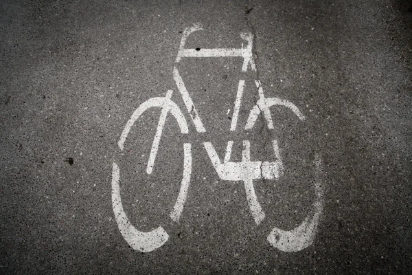 Bicycle lane image — Stock Photo, Image