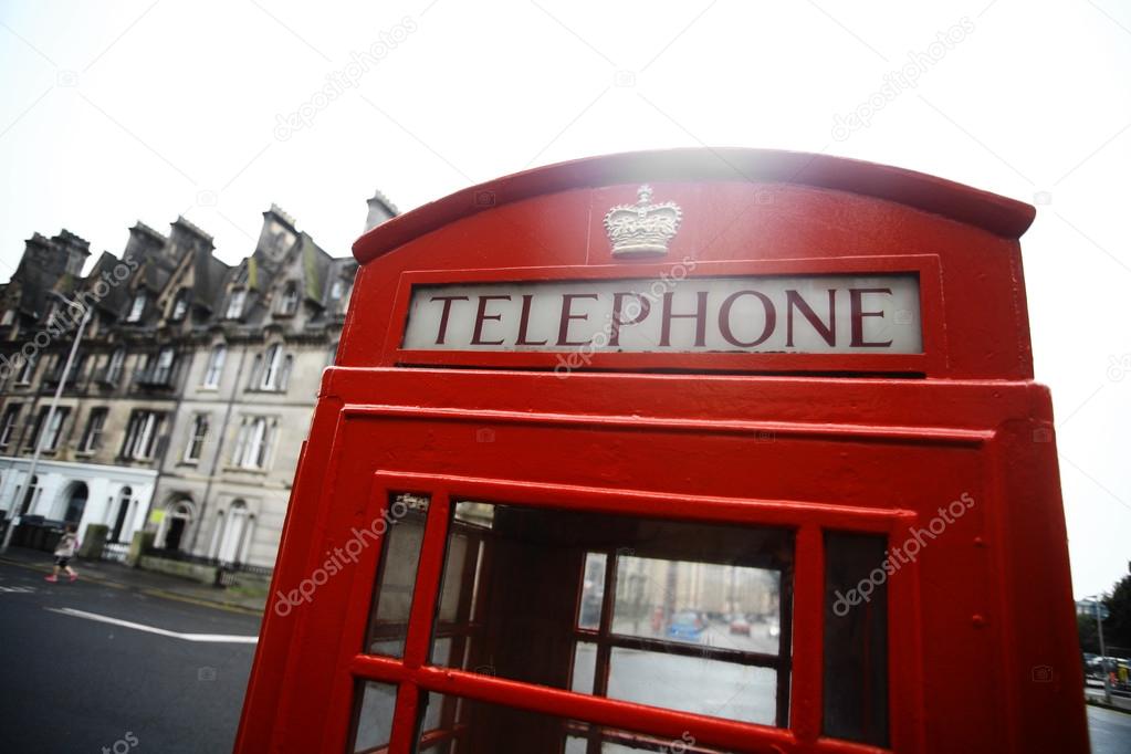 British phone booth 