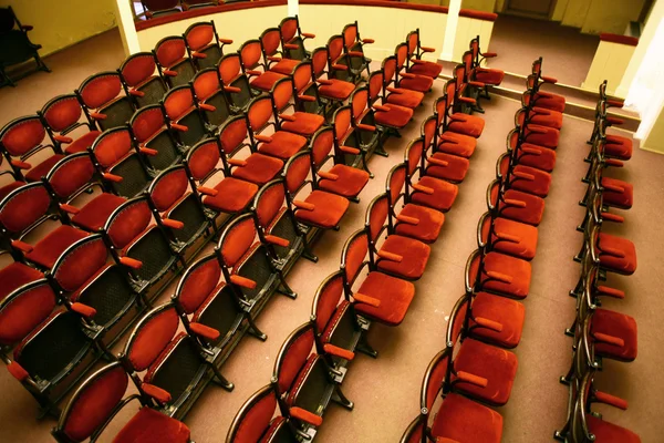 Sitzreihen in einem Theater — Stockfoto