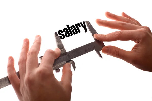 Small salary concept — Stock Photo, Image