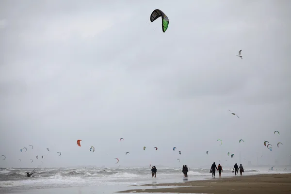 Uçurtma sörf beach — Stok fotoğraf