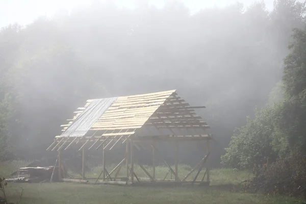 木造住宅の建設 — ストック写真