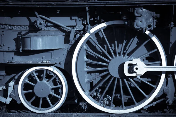 蒸気機関車詳細 — ストック写真