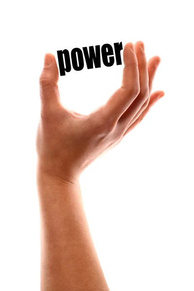 Mniejsze pojęcie mocy — Zdjęcie stockowe