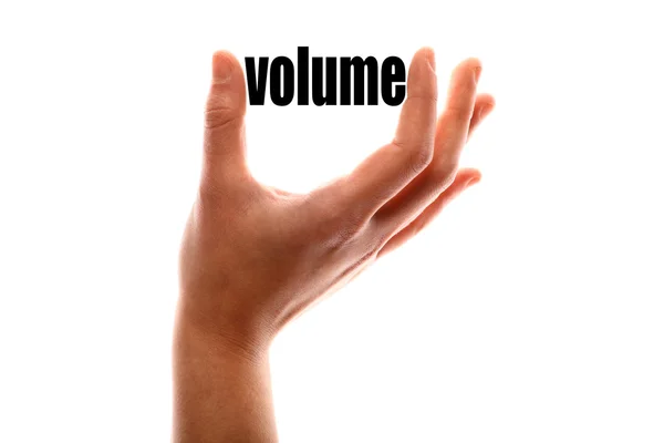 Smaller volume concept — Stock Photo, Image