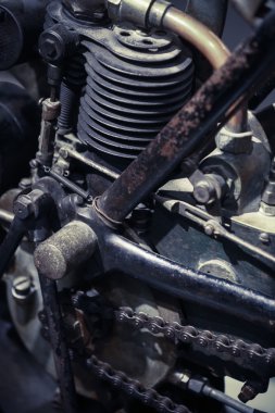 Vintage motosiklet motoru