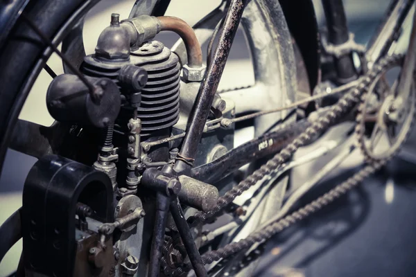 ビンテージ バイク エンジン — ストック写真
