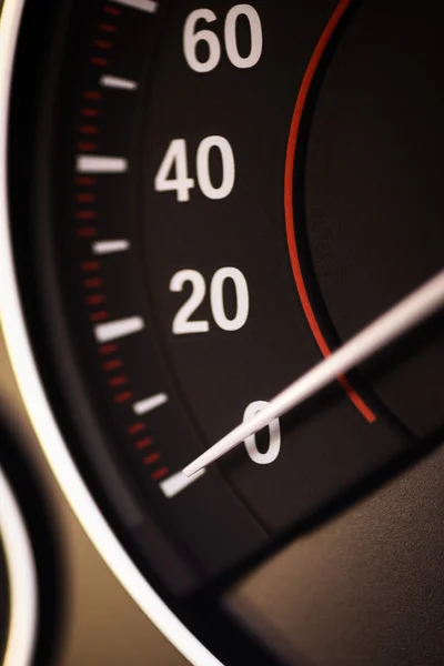 Bilen hastighetsmätare detalj — Stockfoto