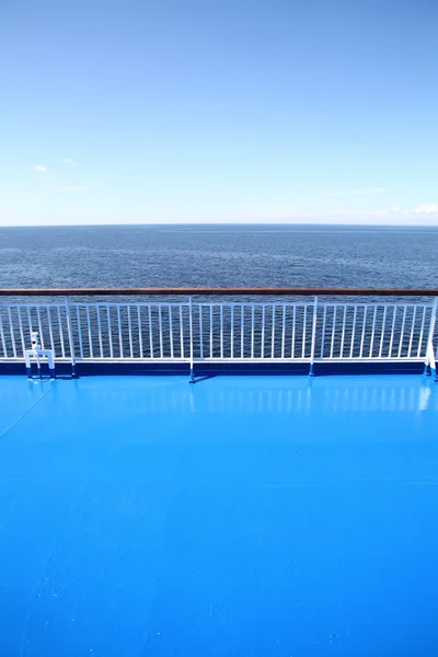 Deck on a cruise ship — Stock Photo, Image