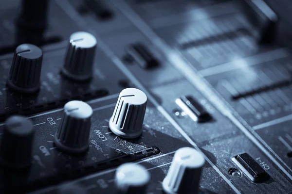 Sound mixer details — Stockfoto