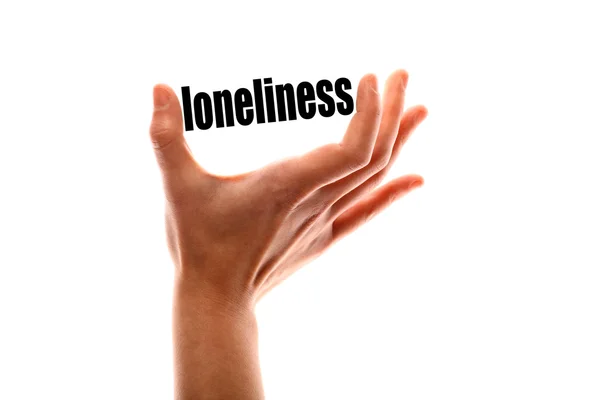 Менші концепцію самотності — стокове фото