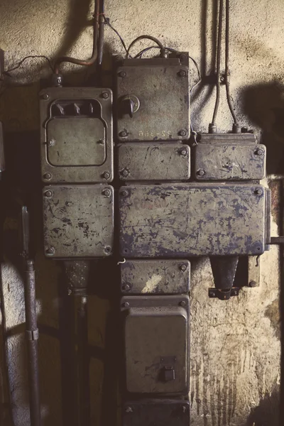 Vintage elektrik sistemi — Stok fotoğraf