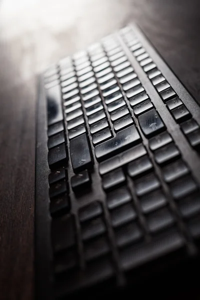 Detalhe teclado do computador — Fotografia de Stock