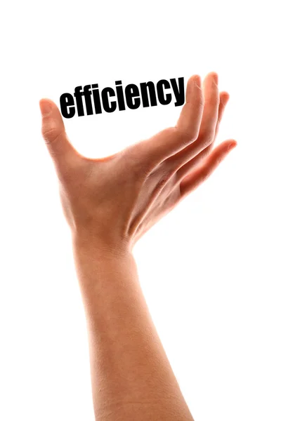 Concepto de menor eficiencia — Foto de Stock