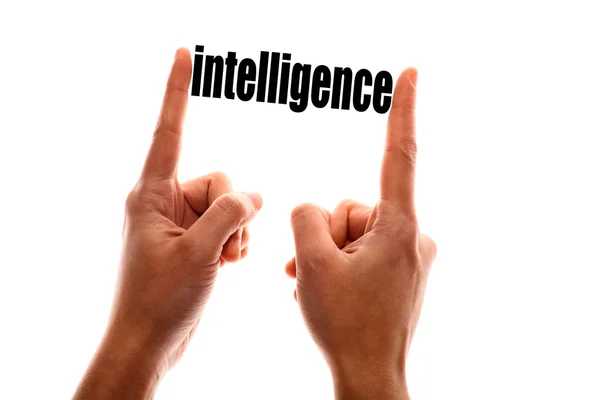 Less intelligence metaphor — Stock Photo, Image