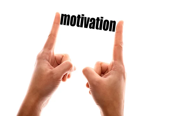 Concepto de motivación más pequeño — Foto de Stock