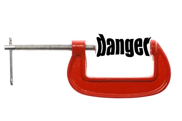 Compressed danger concept — Stock Photo, Image