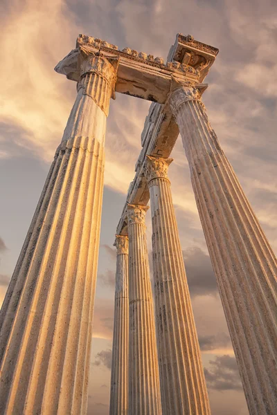 아폴로, 측면 터키의 사원 — 스톡 사진