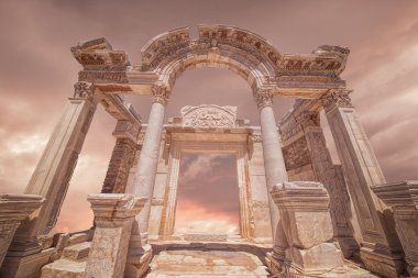 Ephesus Ruins Izmir,Turkey clipart
