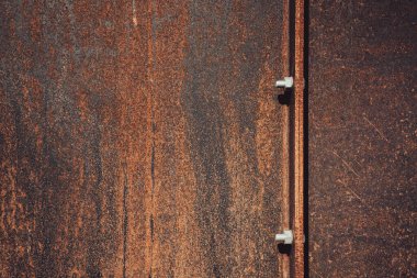 Eski kirli ve paslı metal doku arkaplanı.