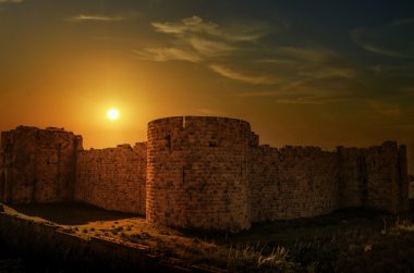 Payas Castle on Turkey clipart