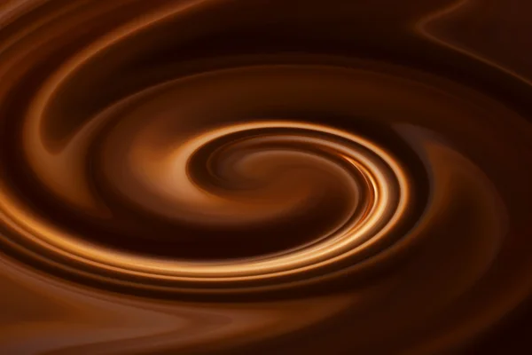 Chocolate swirl background. — Stock Photo, Image