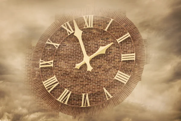 Time in clouds — Stock Photo, Image