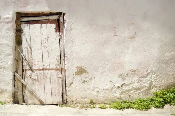 Vecchia porta in legno — Foto Stock