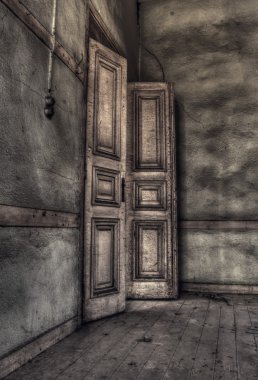 eski terk edilmiş Oda