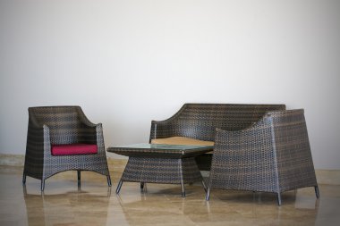 Beyaz çatı iç stüdyo gibi