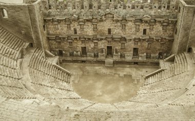 Antik amfitiyatro Aspendos, Antalya, Türkiye.