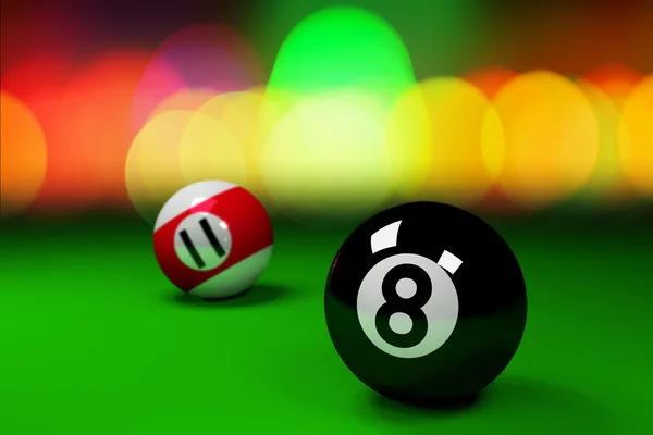 Billiard Balls — Stock Photo, Image