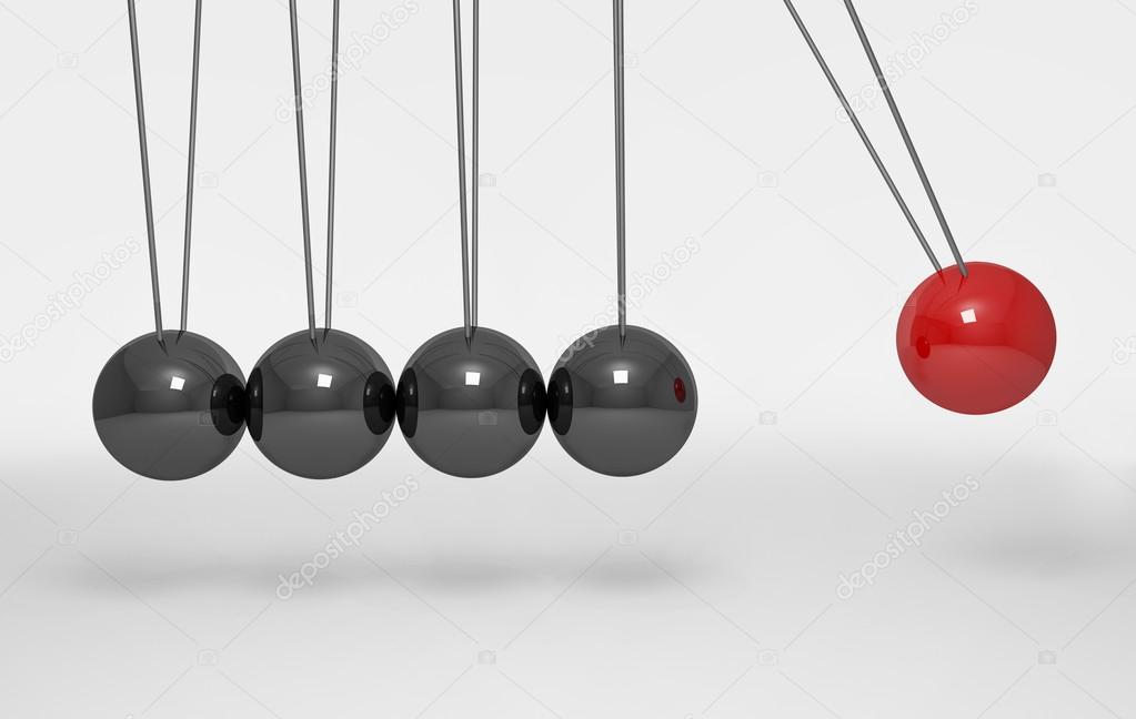 Balancing Balls Newtons Cradle