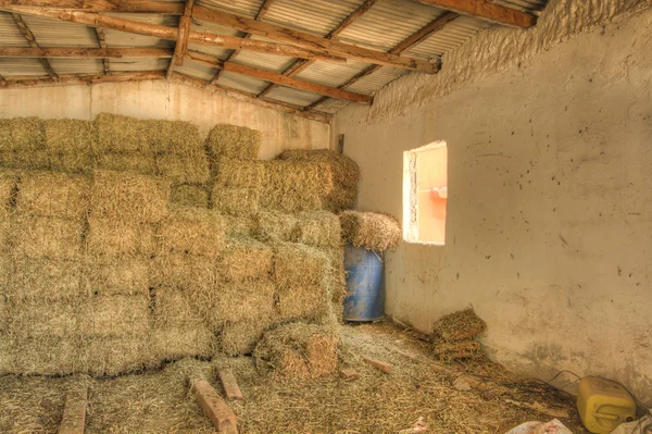 Straw  warehouse — Stock Photo, Image